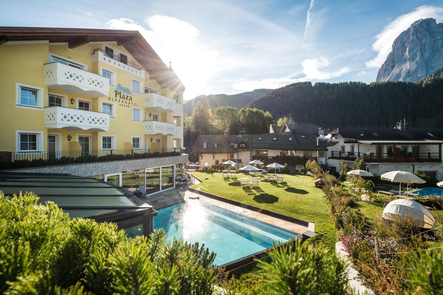 Alpenhotel Plaza Santa Cristina Val Gardena Buitenkant foto
